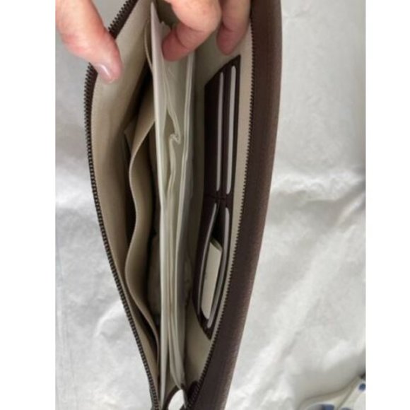 Gucci Ophidia Red Zip Large Clutch Handbag Italy Leather Men Pouch Bag New - Picture 7 of 7